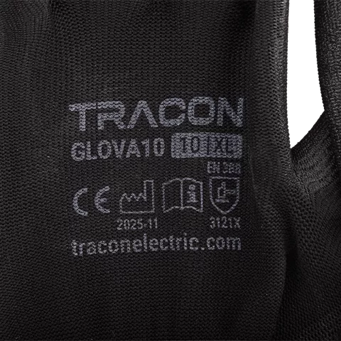 Kesztyű Gumírozott Munkavédelmi védőkesztyű Mártott 10-es XL Tracon GLOVA10