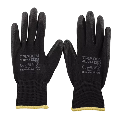 Kesztyű Gumírozott Munkavédelmi védőkesztyű Mártott 8-as M Tracon GLOVA8