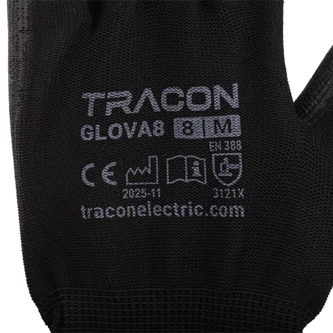 Kesztyű Gumírozott Munkavédelmi védőkesztyű Mártott 8-as M Tracon GLOVA8