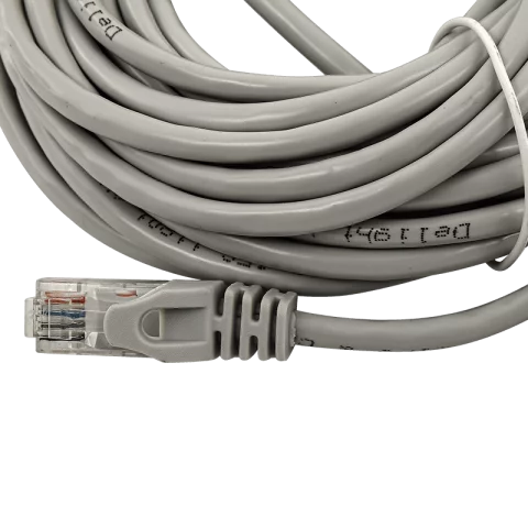 UTP patch kábel Cat.5e PVC szürke szerelt internet kábel 10m 20364