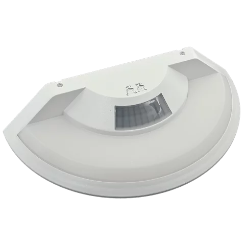 Fali LED lámpa 15W 4500K mozgásérzékelős fehér IP54 kültéri lámpa TRACON SLU15W