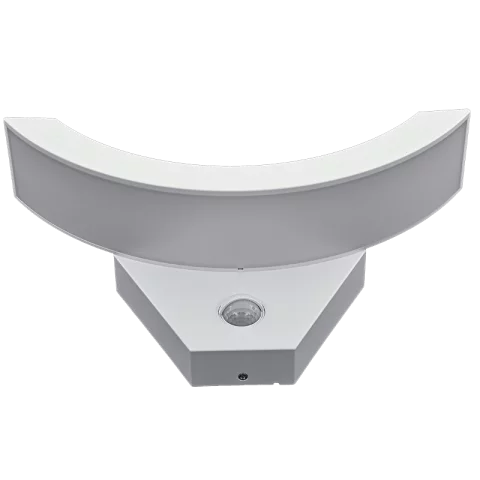 Fali LED lámpa 15W 4500K mozgásérzékelős fehér IP54 kültéri lámpa TRACON SLB15W