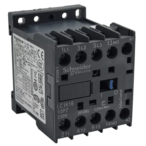 Schneider Mágneskapcsoló 16A 3 záró+1 záró 230V AC 50/60 Hz LC1K1610P7