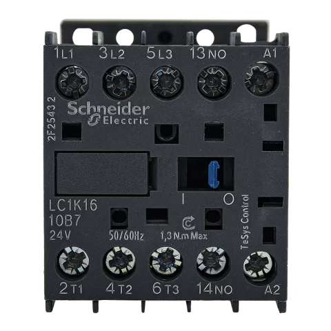 Schneider Mágneskapcsoló 16A 3 záró + 1 záró 24V AC 50/60 Hz LC1K1610B7
