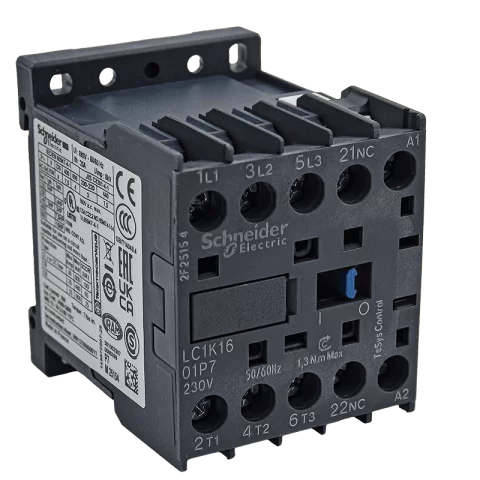 Schneider Mágneskapcsoló 16A 3 záró+1 nyitó 230V AC 50/60 Hz LC1K1601P7