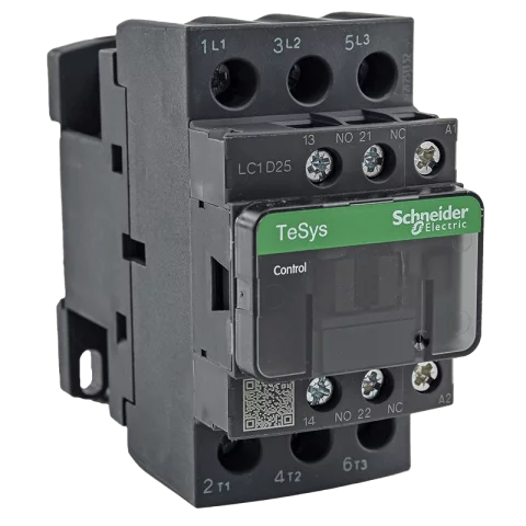 Schneider Mágneskapcsoló 25A 11kW 3 záró - 1 nyitó 230V AC 50/60 Hz LC1D25P7