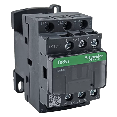 Schneider Mágneskapcsoló 12A 5,5kW 3 záró - 1 nyitó 230V AC 50/60 Hz LC1D12P7