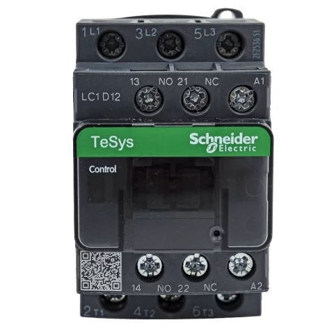 Schneider Mágneskapcsoló 12A 5,5kW 3 záró - 1 nyitó 230V AC 50/60 Hz LC1D12P7