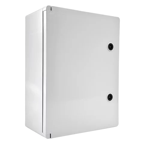 Műanyag IP65 kültéri elosztószekrény 400x300x165mm IK10 AC/DC 1000V Tracon TME403017