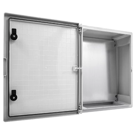Műanyag IP65 kültéri elosztószekrény 500x400x175mm IK10 AC/DC 1000V Tracon TME504018