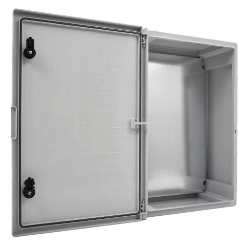 Műanyag IP65 kültéri elosztószekrény 600x400x200mm IK10 AC/DC 1000V Tracon TME604020
