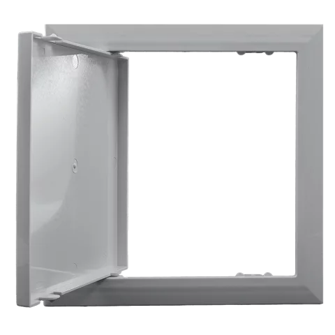 Szerelőajtó műanyag fehér 200x200mm Revíziós ajtó 197x197mm beépítés Vents D 200x200