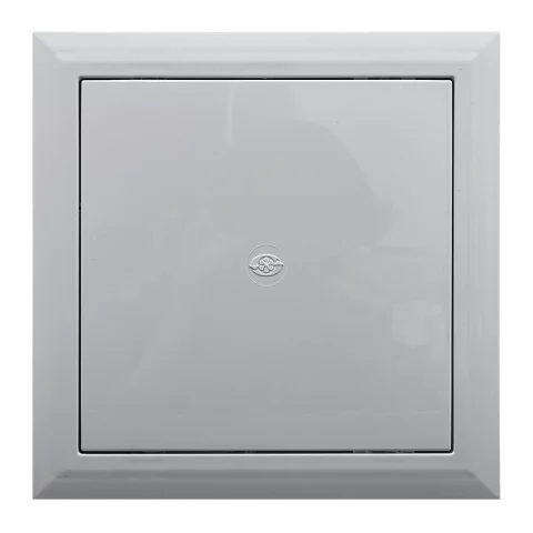Szerelőajtó műanyag fehér 200x200mm Revíziós ajtó 197x197mm beépítés Vents D 200x200