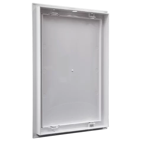 Szerelőajtó műanyag fehér 300x200mm Revíziós ajtó 297x197mm beépítés Vents D 200x300