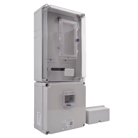 Csatári Plast PVT 3075 Fm-K-U 1/3 fázisú villanyóra szekrény 80A földkábeles CSP24.E124