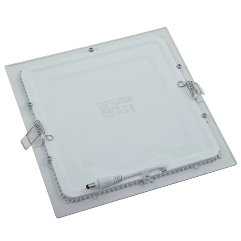 LED Panel Mennyezeti Beépíthető 18W 6000K Hideg Fehér Négyzet Optonica 2348