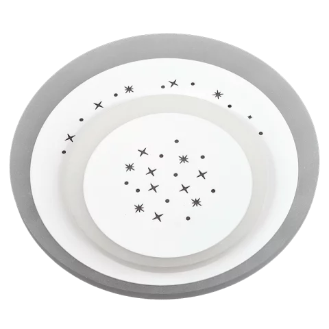 Mennyezeti lámpa LED 23W 1910lm 200mm csillagos CCT 3-6000K Avide Fali Design Oyster Amalia mini V3