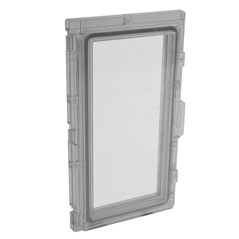 Csatári Plast PVT Mérőkezelő ablak 130x230 CSP24 fogyasztásmérő szekrényhez lakatolható Új EON Ablak