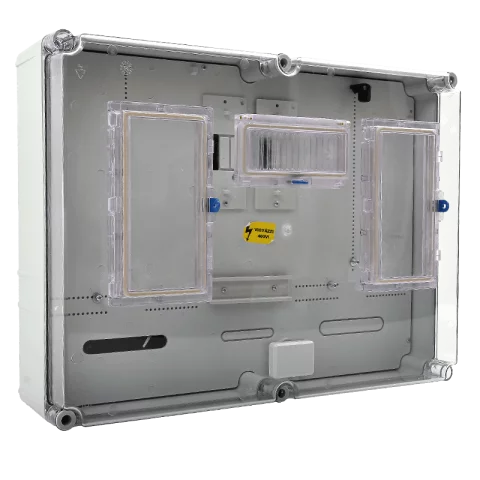 Csatári Plast csoportos mérő modul PVT 6045 Á-V Fm-CS-U 1/3 fázisú kombinált 63A mérő számára