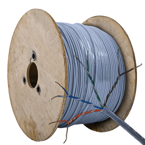 UTP internet lan kábel Cat6 (U/UTP 350MHz) 4x2x0,5 tömör réz vezeték BITNER