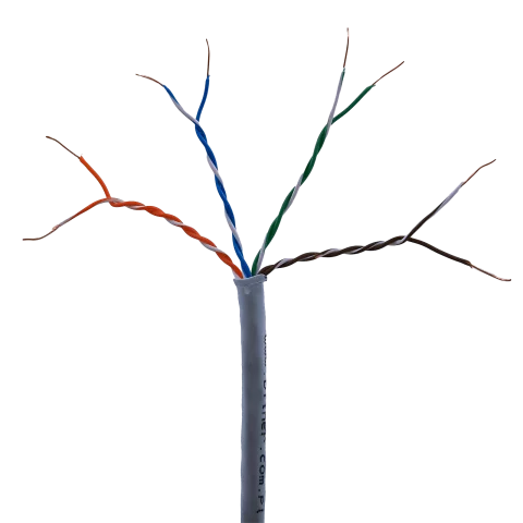 UTP internet lan kábel Cat6 (U/UTP 350MHz) 4x2x0,5 tömör réz vezeték BITNER