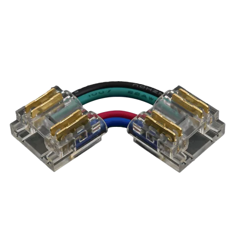 COB Led Szalag Csatlakozó Sarok Toldó RGB 10mm COB led szalaghoz Optonica 6600