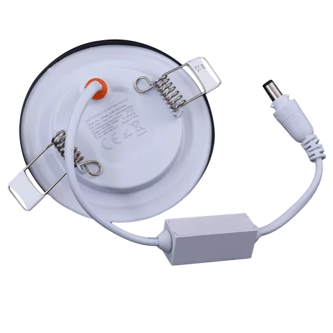 LED Panel Mennyezeti Beépíthető 3W CCT Állítható Színhőmérséklet Kerek Fekete 210lm Optonica 12921