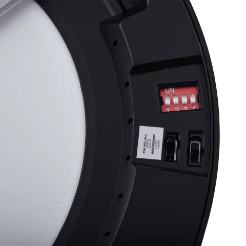 Mennyezeti lámpa Mozgásérzékelővel 10-18W CCT Led panel Beépíthető Kerek Fekete 1800lm Optonica