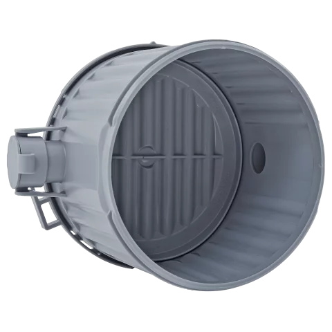 HaloX 100 Betonba építhető lámpadoboz 130x120mm Süllyesztődoboz beton födémekbe Kaiser 1281-00