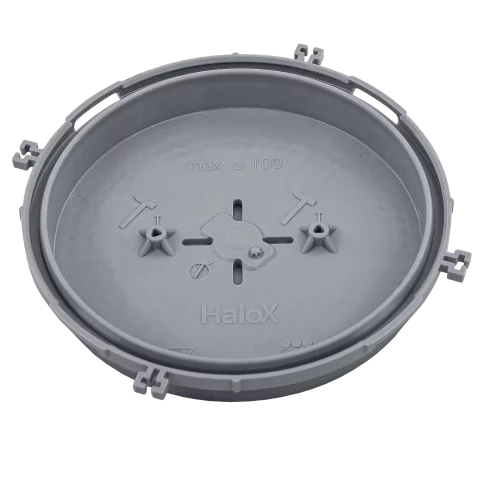HaloX 100 Doboztető betonba építhető lámpadobozhoz 100mm Előlap Kaiser 1281-10