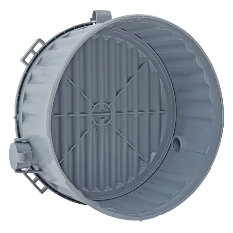 HaloX 180 Betonba építhető lámpadoboz 210x120mm Süllyesztődoboz beton födémekbe Kaiser 1282-00