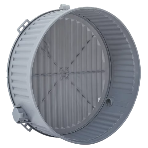 HaloX 250 Betonba építhető lámpadoboz 280x120mm Süllyesztődoboz beton födémekbe Kaiser 1283-00