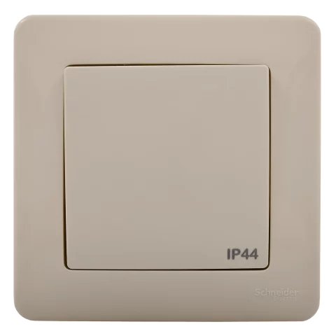 Schneider SEDNA Design Kapcsoló 106 alternatív váltó villanykapcsoló IP44 rugós bézs SDD212106