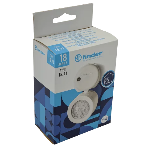 Mozgásérzékelő Oldalfali 110° IP40 Fehér Intelligens Finder 18.71.8.230.0000