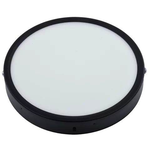 LED Panel Mennyezeti Falon kívüli 18W CCT Állítható Színhőmérséklet Kerek Fekete 1260lm Optonica