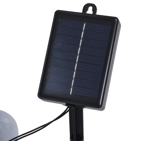 Kültéri Napelemes fényfüzér 6W 7m Solar Meleg fehér party izzósor 20 fényforrással Optonica 9094