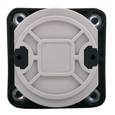 Beépíthető Tűzeseti főkapcsoló 3P 25A 0-1 Előlapra építhető kapcsoló 48x48mm Tracon TK-206/3