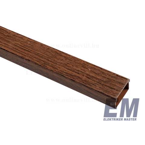 Kábelcsatorna 25x16 mm színes műanyag vezeték csatorna Tölgy (60m/cs) Canalux