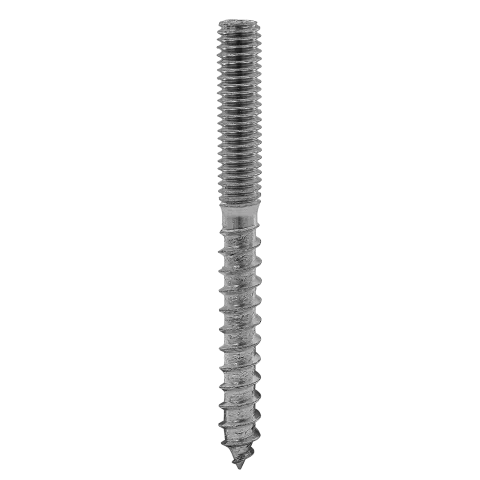Ászokcsavar 6x60mm fa-fém menetes Tőcsavar Durva famenet-metrikus gépmenet TORX15 fej Ászok csavar