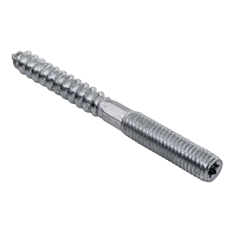 Ászokcsavar 8x80mm fa-fém menetes Tőcsavar Durva famenet-metrikus gépmenet TORX25 fej Ászok csavar
