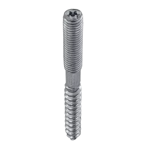 Ászokcsavar 8x80mm fa-fém menetes Tőcsavar Durva famenet-metrikus gépmenet TORX25 fej Ászok csavar
