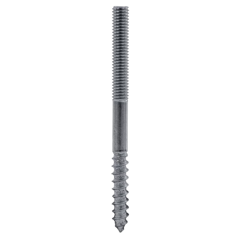 Ászokcsavar 8x120mm fa-fém menetes Tőcsavar Durva famenet-metrikus gépmenet TORX25 fej Ászok csavar
