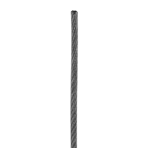 Drótkötél PVC bevonattal 3mm Függesztő drót lámpákhoz 100 méter sodrony Tracon DKOT3