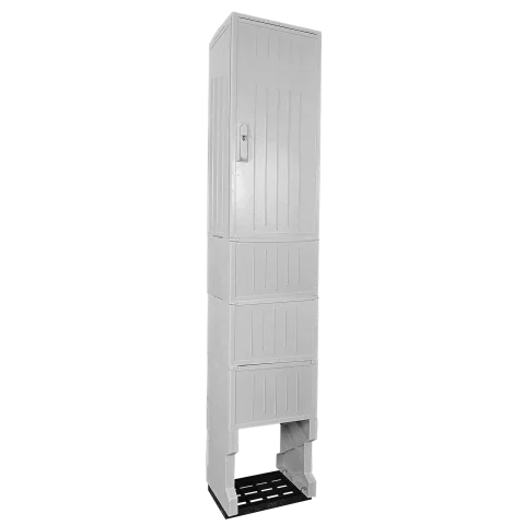Csatári Plast PVT K-L 40x88/25 üres MAGASÍTOTT villanyóra szekrény lábazattal