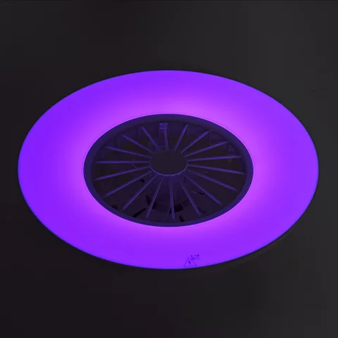 Mennyezeti lámpa LED 48W RGB 1400lm Ventilátoros kerek dimmelhető CCT 3-6000K távirányítóval Kanlux