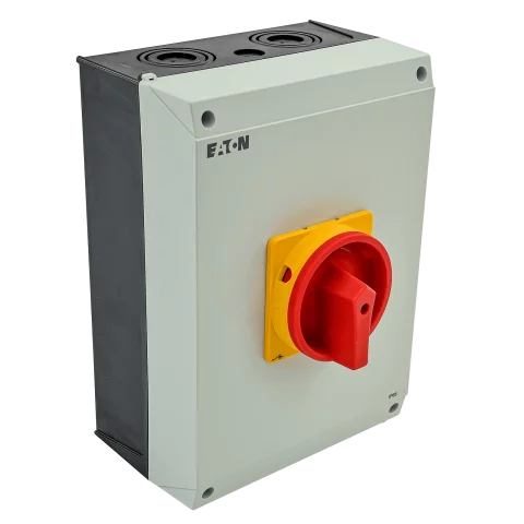 Eaton Tűzeseti főkapcsoló 3P 100A BE-KI Tűzvédelmi tokozott leválasztó kapcsoló P3-100/I5/SVB 207373