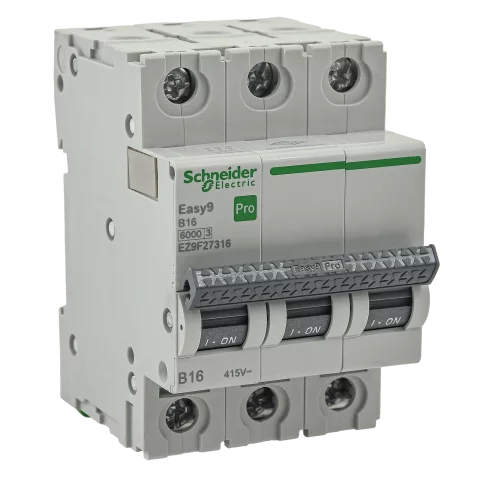 Schneider kismegszakító 3P B 16A 6kA EASY9 PRO EZ9F27316