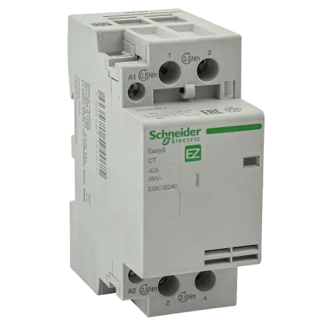 Schneider moduláris installációs kontaktor 2P 40A 230V AC 2NO (2 záró) érintkező Easy9 PRO EZ9C32240