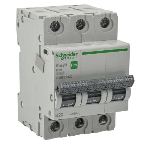 Schneider kismegszakító 3P B 20A 6kA EASY9 PRO EZ9F27320