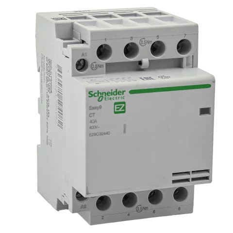 Schneider moduláris installációs kontaktor 4P 40A 230V AC 4NO (2 záró) érintkező Easy9 PRO EZ9C32440